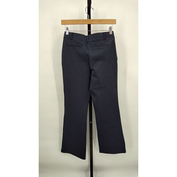 Quince Womens Ultra-Stretch Ponte Bootcut Pants Navy XS - Picture 3 of 3